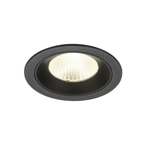 SLV NUMINOS&reg; L, plafondinbouwarmatuur 4000K, 40&deg;, IP20, rond, zwart - Slv 1009795 1 h rgb - 20027871