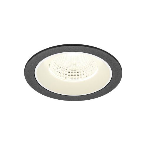 SLV NUMINOS&reg; L, plafondinbouwarmatuur 4000K, 55&deg;, IP20, rond, zwart / wit - Slv 1009799 1 h rgb - 20027874