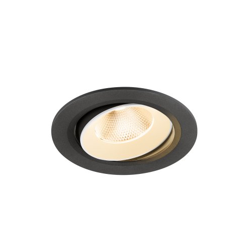 SLV NUMINOS&reg; MOVE L, plafondinbouwarmatuur 2700K, 20&deg;, IP20, rond, zwart / - Slv 1009811 1 h rgb - 20027879