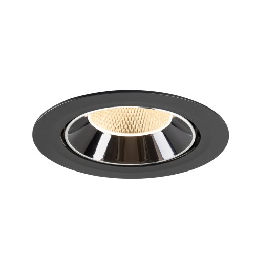 SLV NUMINOS&reg; GIMBLE XL, black/chrome recessed ceiling light 2700 K 20&deg; - Slv 1009866 4 rgb - 20003739