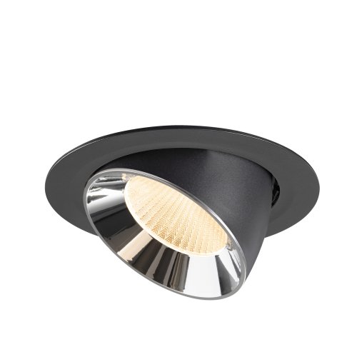 SLV NUMINOS&reg; GIMBLE XL, black/chrome recessed ceiling light 2700 K 40&deg; - Slv 1009869 3 rgb - 20003742