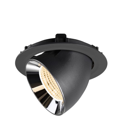 SLV NUMINOS&reg; GIMBLE XL, black/chrome recessed ceiling light 2700 K 55&deg; - Slv 1009872 5 rgb - 20003737