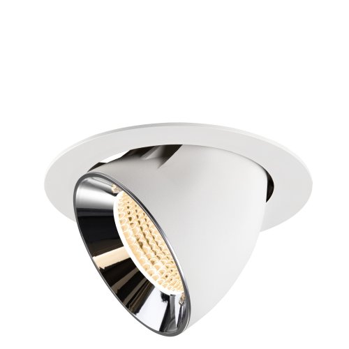 SLV NUMINOS&reg; GIMBLE XL, white/chrom recessed ceiling light 2700 K 55&deg; - Slv 1009881 1 h rgb - 20003786