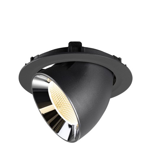 SLV NUMINOS&reg; GIMBLE XL, black/chrome recessed ceiling light 3000 K 20&deg; - Slv 1009884 5 rgb - 20003756