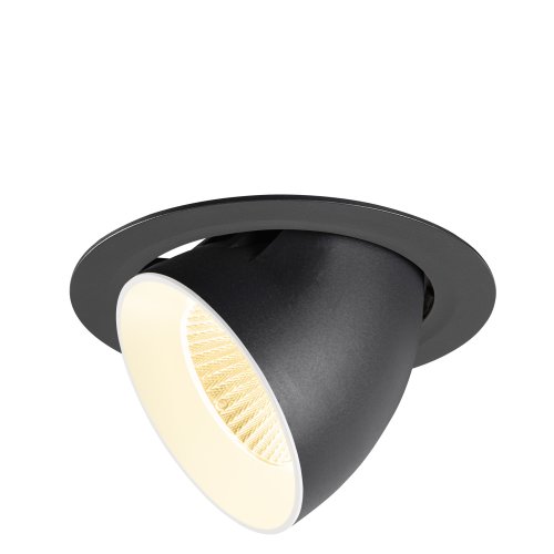SLV NUMINOS&reg; GIMBLE XL, plafondinbouwarmatuur, 3000K, 40&deg;, zwart / wit - Slv 1009886 1 h rgb - 20027917