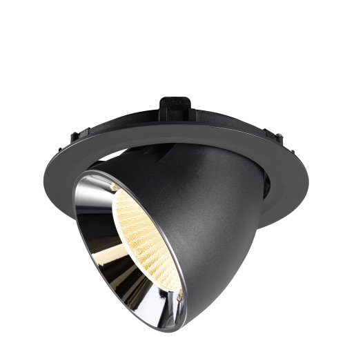 SLV NUMINOS&reg; GIMBLE XL, black/chrome recessed ceiling light 3000 K 40&deg; - Slv 1009887 5 rgb - 20003752