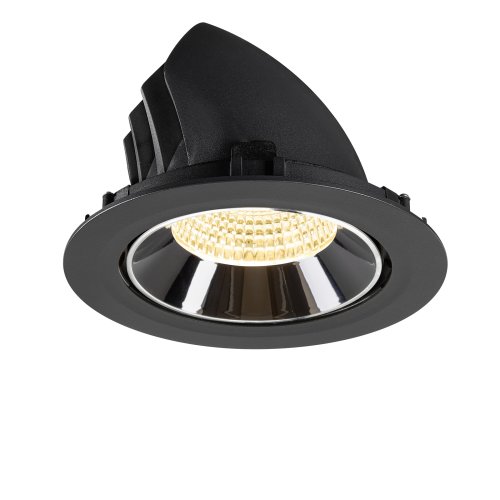 SLV NUMINOS&reg; GIMBLE XL, black/chrome recessed ceiling light 3000 K 55&deg; - Slv 1009890 7 rgb - 20003788