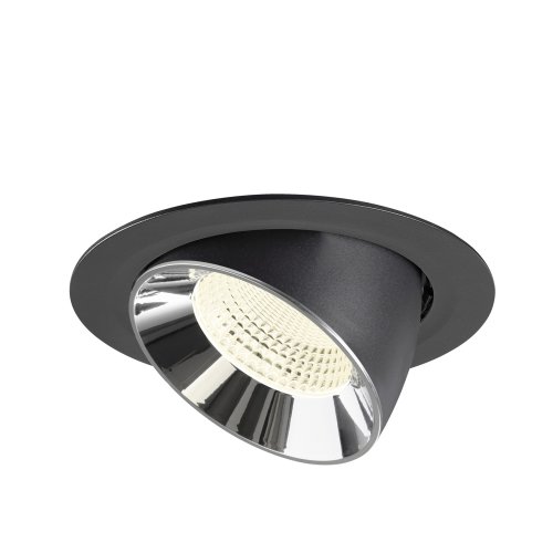SLV NUMINOS&reg; GIMBLE XL, black/chrome recessed ceiling light 4000 K 55&deg; - Slv 1009908 3 rgb - 20172044