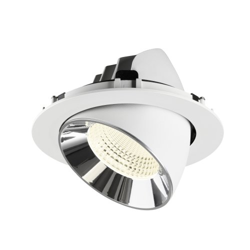SLV NUMINOS&reg; GIMBLE XL, white/chrom recessed ceiling light 4000 K 55&deg; - Slv 1009917 6 rgb - 20172050