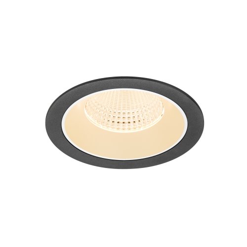 SLV NUMINOS&reg; XL, plafondinbouwarmatuur 2700K, 55&deg;, IP20, rond, zwart / wit - Slv 1009925 1 h rgb - 20027937