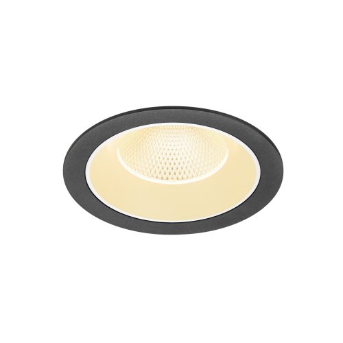 SLV NUMINOS&reg; XL, plafondinbouwarmatuur 3000K, 40&deg;, IP20, rond, zwart / wit - Slv 1009940 1 h rgb - 20027944