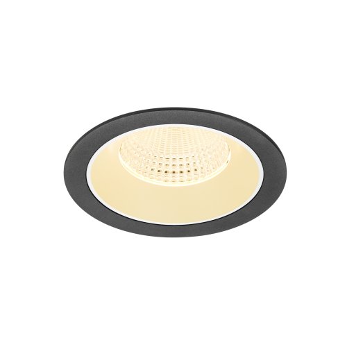 SLV NUMINOS&reg; XL, plafondinbouwarmatuur 3000K, 55&deg;, IP20, rond, zwart / wit - Slv 1009943 1 h rgb - 20027946