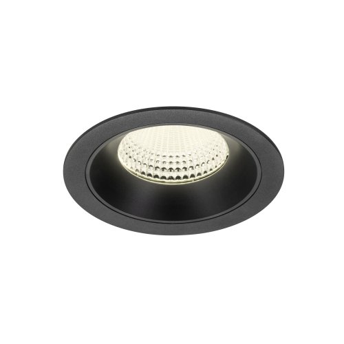 SLV NUMINOS&reg; XL, plafondinbouwarmatuur 4000K, 55&deg;, IP20, rond, zwart - Slv 1009960 1 h rgb - 20027954