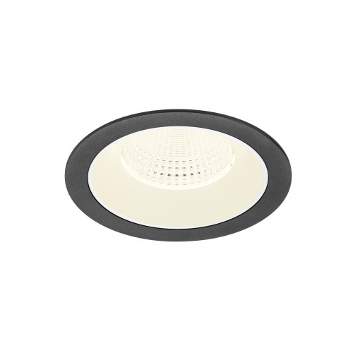 SLV NUMINOS&reg; XL, plafondinbouwarmatuur 4000K, 55&deg;, IP20, rond, zwart / wit - Slv 1009961 1 h rgb - 20027955