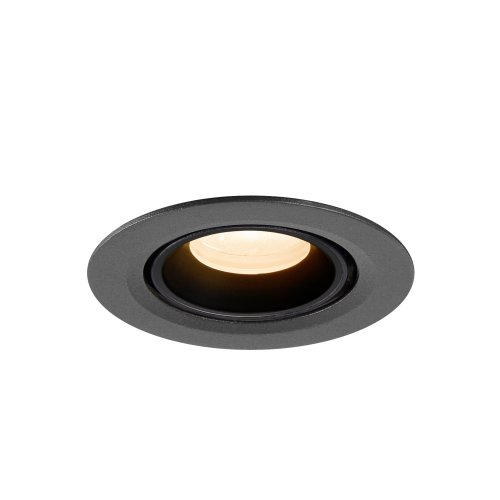 SLV NUMINOS&reg; GIMLE XS, plafondinbouwarmatuur 2700K, 20&deg;, IP20, rond, zwart - Slv 1010026 4 rgb - 20027986