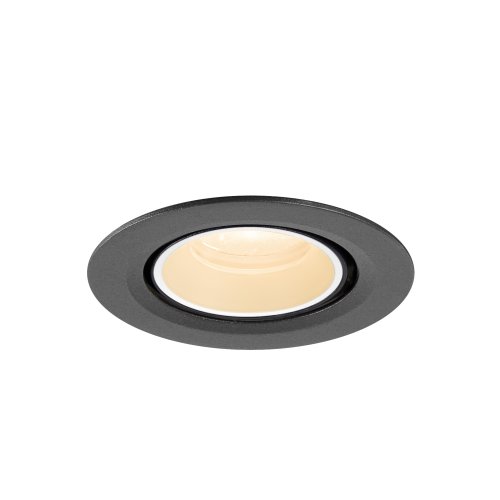 SLV NUMINOS&reg; GIMBLE XS, plafondinbouwarmatuur 2700K, 20&deg;, IP20, rond, zwar - Slv 1010027 4 rgb - 20027987