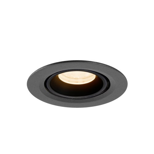 SLV NUMINOS&reg; GIMBLE XS, plafondinbouwarmatuur 2700K, 40&deg;, IP20, rond, zwar - Slv 1010029 4 rgb - 20027988