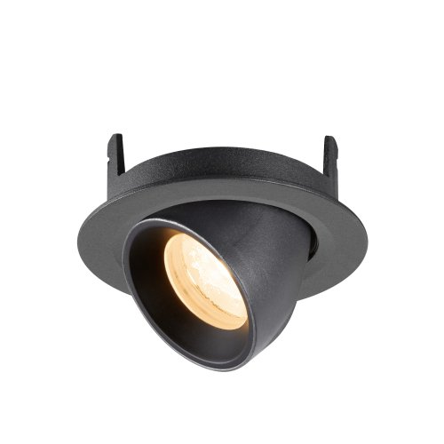 SLV NUMINOS&reg; GIMBLE XS, plafondinbouwarmatuur 2700K, 40&deg;, IP20, rond, zwar - Slv 1010029 5 rgb - 20027988