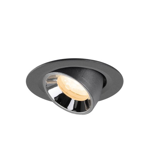 SLV NUMINOS&reg; GIMBLE XS, black/chrome recessed ceiling light 2700 K 40&deg; - Slv 1010031 3 rgb - 20208381