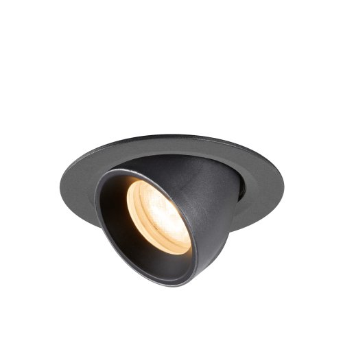 SLV NUMINOS&reg; GIMBLE XS, plafondinbouwarmatuur, 2700 K, 55&deg;, IP20, rond, zw - Slv 1010032 1 h rgb - 20027990