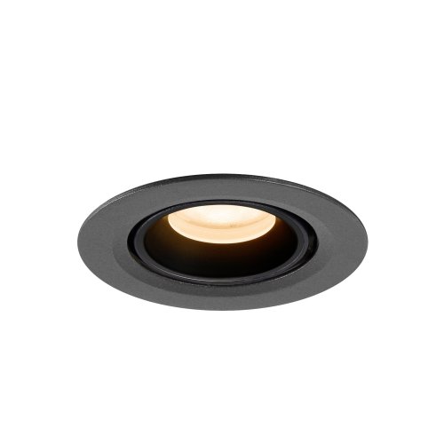 SLV NUMINOS&reg; GIMBLE XS, plafondinbouwarmatuur, 2700 K, 55&deg;, IP20, rond, zw - Slv 1010032 4 rgb - 20027990