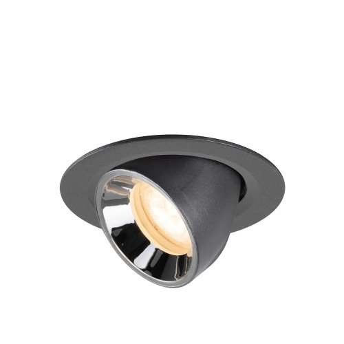 SLV NUMINOS&reg; GIMBLE XS, black/chrome recessed ceiling light 2700 K 55&deg; - Slv 1010034 1 h rgb - 20172106