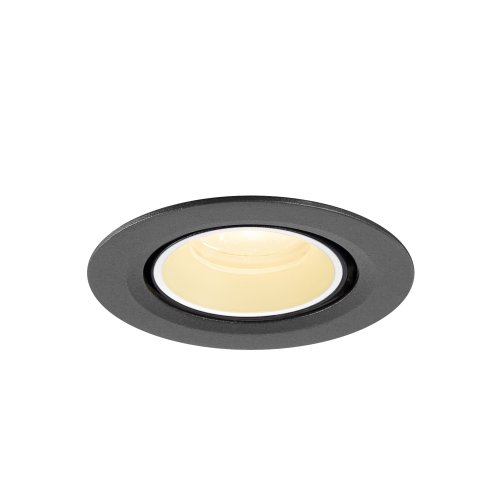 SLV NUMINOS&reg; GIMBLE XS, plafondinbouwarmatuur 3000K, 20&deg;, IP20, rond, zwar - Slv 1010045 4 rgb - 20027996
