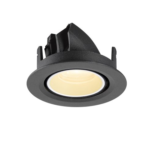 SLV NUMINOS&reg; GIMBLE XS, plafondinbouwarmatuur 3000K, 20&deg;, IP20, rond, zwar - Slv 1010045 7 rgb - 20027996