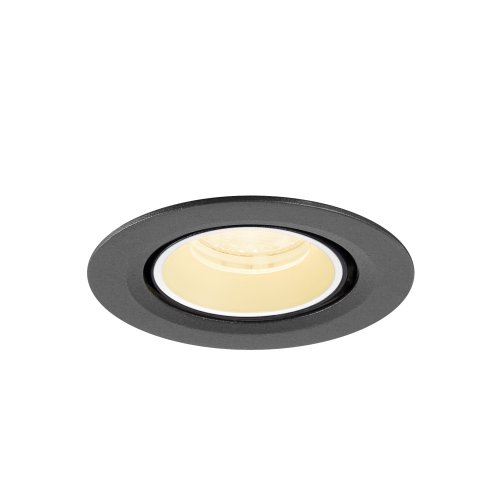 SLV NUMINOS&reg; GIMBLE XS, plafondinbouwarmatuur 3000K, 40&deg;, IP20, rond, zwar - Slv 1010048 4 rgb - 20027998