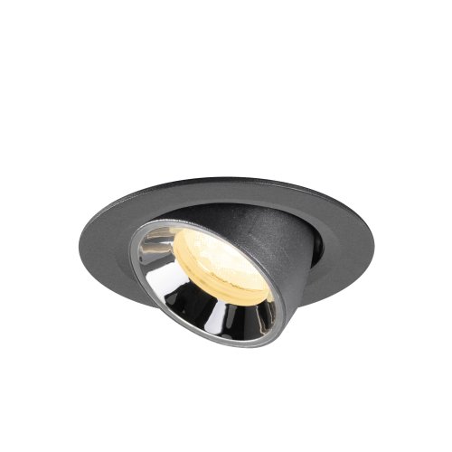 SLV NUMINOS&reg; GIMBLE XS, black/chrome recessed ceiling light 3000 K 40&deg; - Slv 1010049 3 rgb - 20172114