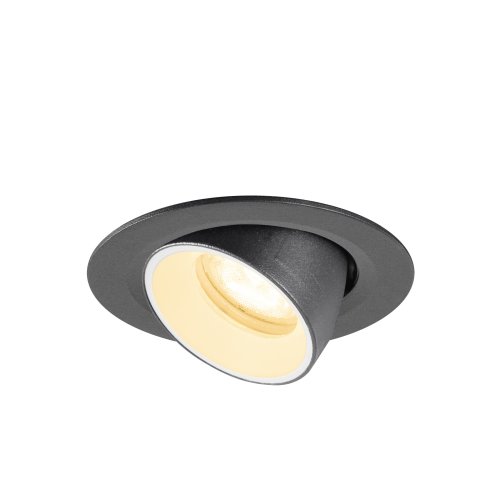 SLV NUMINOS&reg; GIMBLE XS, plafondinbouwarmatuur, 3000 K, 55&deg;, IP20, rond zwa - Slv 1010051 3 rgb - 20028000