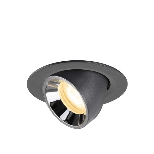 SLV NUMINOS&reg; GIMBLE XS, black/chrome recessed ceiling light 3000 K 55&deg; - Slv 1010052 1 h rgb - 20172115