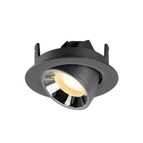 SLV NUMINOS&reg; GIMBLE XS, black/chrome recessed ceiling light 3000 K 55&deg; - Slv 1010052 6 rgb - 20172115