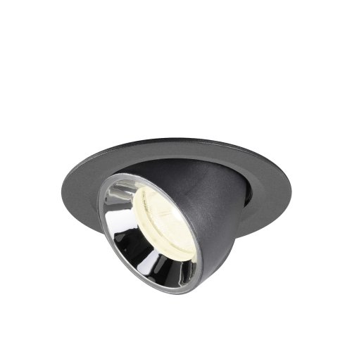 SLV NUMINOS&reg; GIMBLE XS, black/chrome recessed ceiling light 4000 K 20&deg; - Slv 1010064 1 h rgb - 20172122