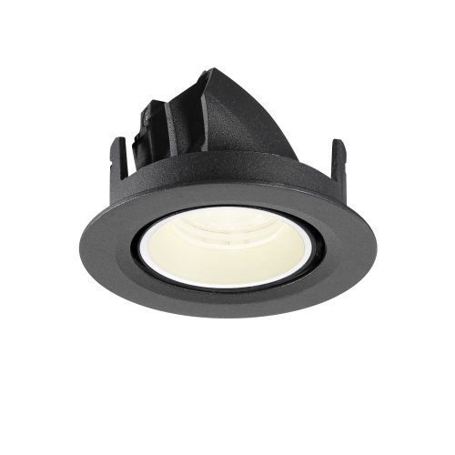 SLV NUMINOS&reg; GIMBLE XS, plafondinbouwarmatuur 4000K, 40&deg;, IP20, rond, zwar - Slv 1010066 7 rgb - 20028007