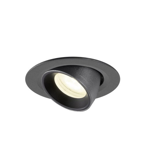 SLV NUMINOS&reg; GIMBLE XS, plafondinbouwarmatuur, 4000 K, 55&deg;, IP20, rond, zw - Slv 1010068 3 rgb - 20028008
