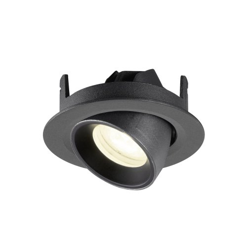 SLV NUMINOS&reg; GIMBLE XS, plafondinbouwarmatuur, 4000 K, 55&deg;, IP20, rond, zw - Slv 1010068 6 rgb - 20028008