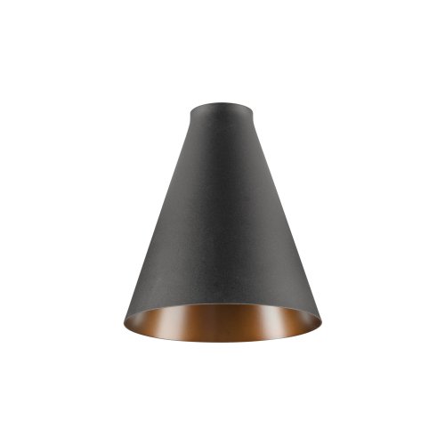 SLV LALU&reg; CONE 15, lampenkap, E27 Base, Mix&Match, h: 17 cm, zwart / brons - Slv 1010084 1 h rgb - 20028013