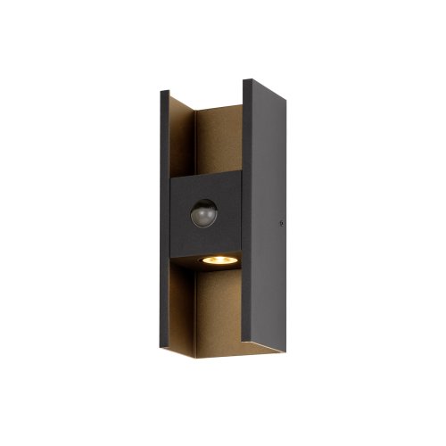 SLV FLATT II, wandopbouwarmatuur, SENSOR, 2700 K, max. 10 W, zwart - Slv 1010108 1 h rgb - 20028025