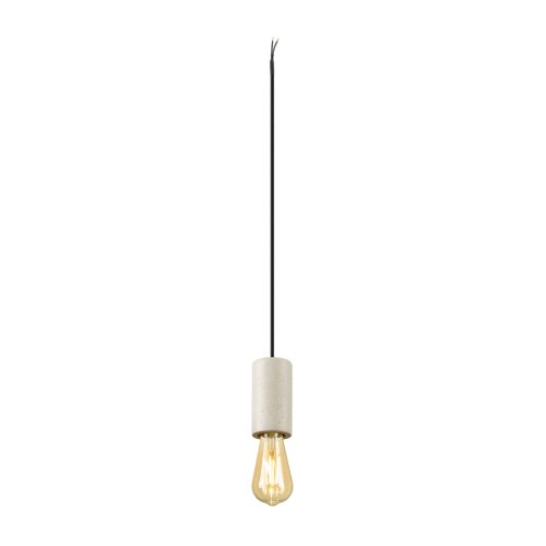 SLV FITU PD, E27, stone, pendelarmatuur, pendellengte 500 cm, open kabelei - Slv 1010418 2 rgb - 20028226