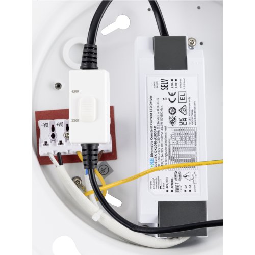 SLV PANEL 60, plafondopbouwarmatuur, rond, DALI, 3000/4000K, 29W, wit - Slv 1010424 d1 rgb - 20028232
