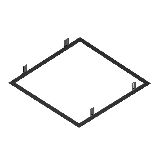 SLV RECESSED MOUNTING FRAME, 600 BK - Slv 1011338 1 h rgb - 20202306