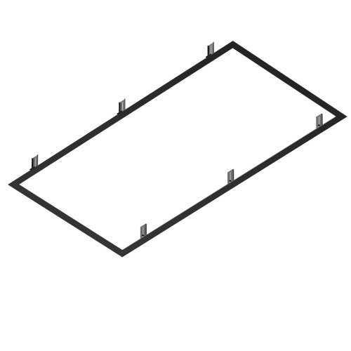 SLV RECESSED MOUNTING FRAME, 1200/600 BK - Slv 1011341 2 rgb - 20202309