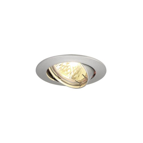SLV PIKA downlight, rond, zilvergrijs, MR16, draaibaar, max. 50 W - Slv 111179 1 rgb - 20028440