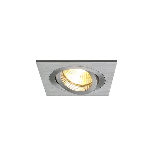 SLV NEW TRIA I GU10 downlight, vierkant, geborsteld aluminium , max. 50 W, - Slv 111361 1 h rgb - 20028447