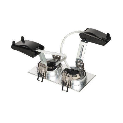 SLV NEW TRIA II GU10 downlight, rechthoekig, geborsteld aluminium, max. 2x - Slv 111362 2 rgb - 20028448