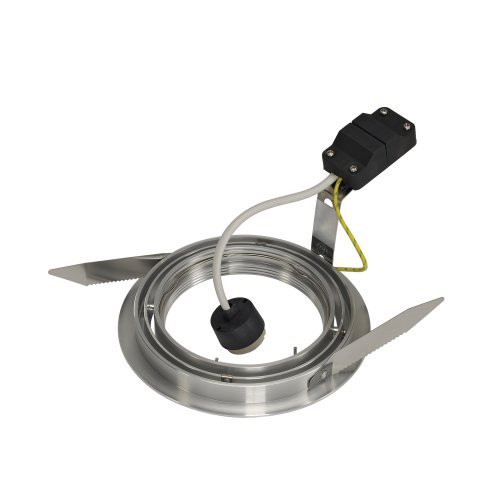 SLV NEW TRIA ES111 downlight, rond , geborsteld aluminium, GU10, max. 75 W - Slv 111380 2 rgb - 20028449