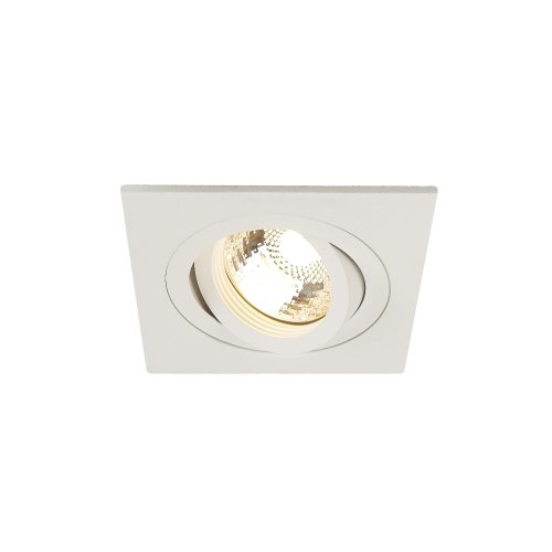 SLV NEW TRIA I MR16 downlight, vierkant, mat wit, max. 50 W, incl. klemver - Slv 111701 1 h rgb - 20028452