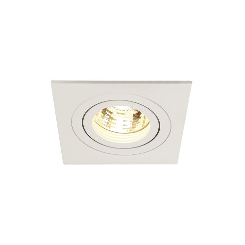 SLV NEW TRIA I MR16 downlight, vierkant, mat wit, max. 50 W, incl. klemver - Slv 111701 3 rgb - 20028452