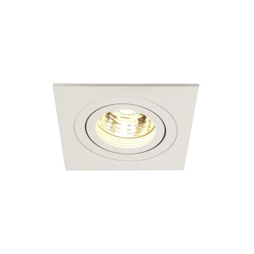 SLV NEW TRIA I GU10 downlight, vierkant, mat wit, max. 50 W, incl. klemver - Slv 111721 3 rgb - 20028457